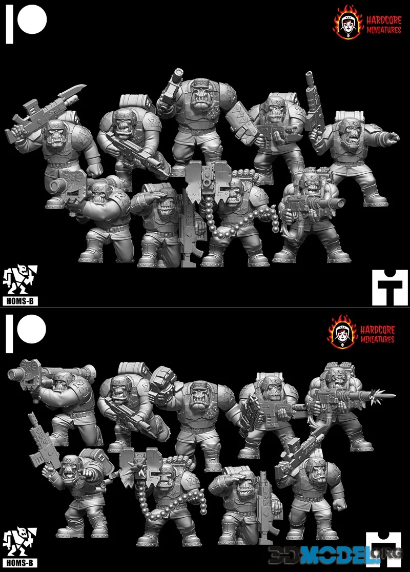 Hardcore Miniatures May 2026 – Printable
