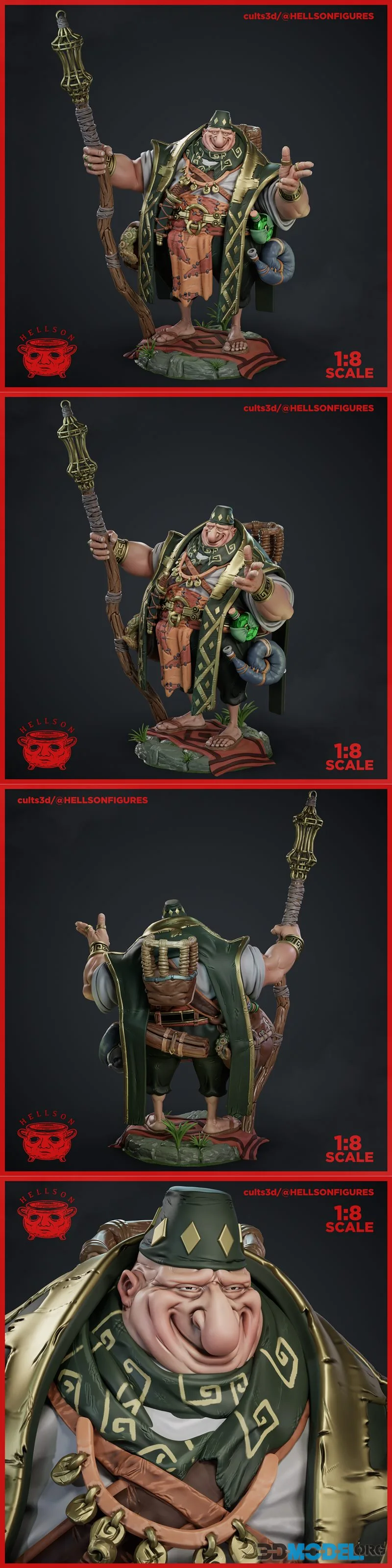 Hellson Figures - Dota 2 Secret Shop Figure – Printable