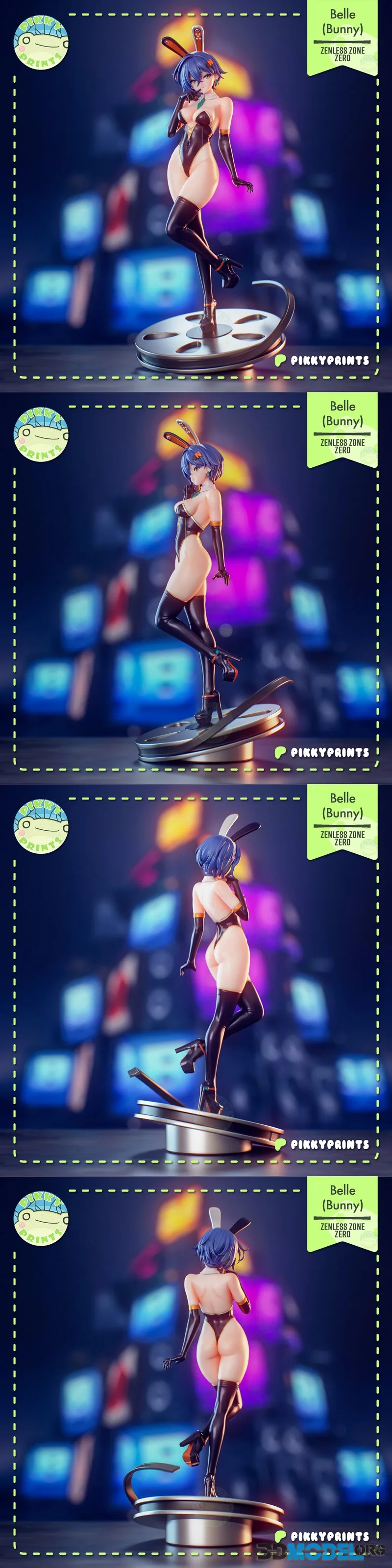Pikky Prints - Belle Bunny - Zenless Zone Zero – Printable
