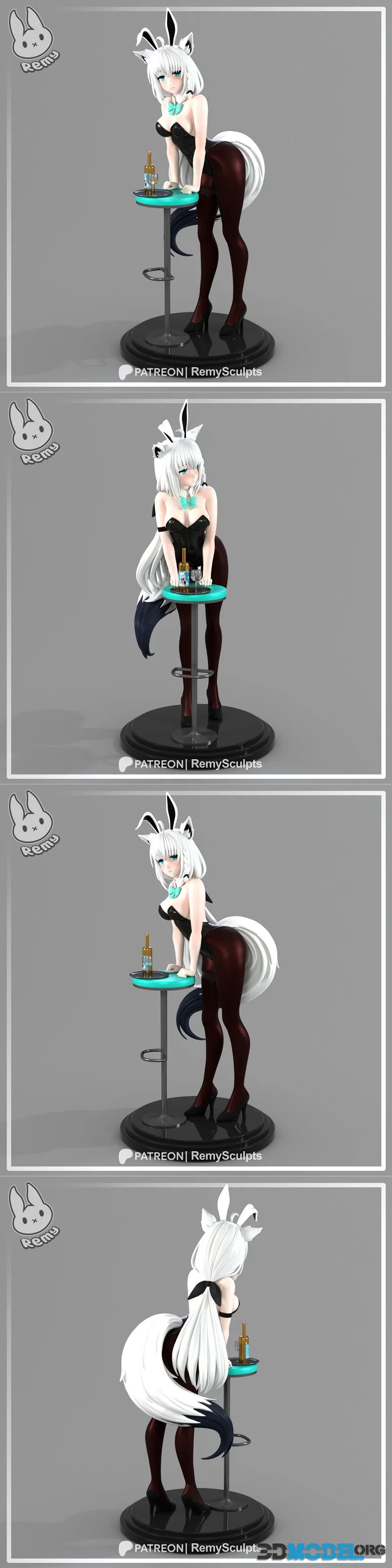 Remy Sculpts - Shirakami Fubuki – Printable