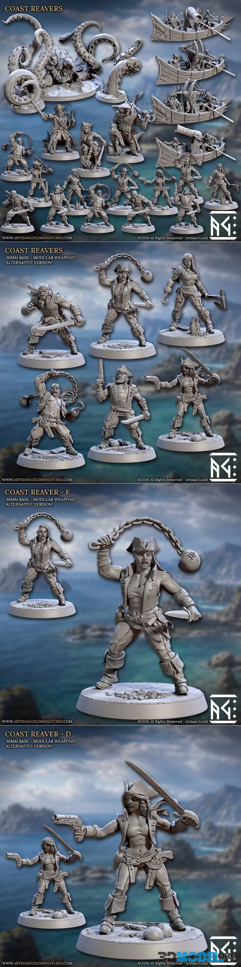 Artisan Guild - Coast Reavers July 2026 – Printable