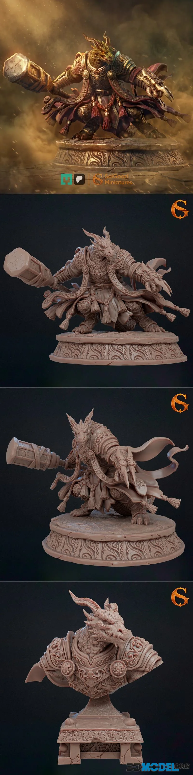 SolGood Creation - Gorn the Oathkeeper June 2026 – Printable