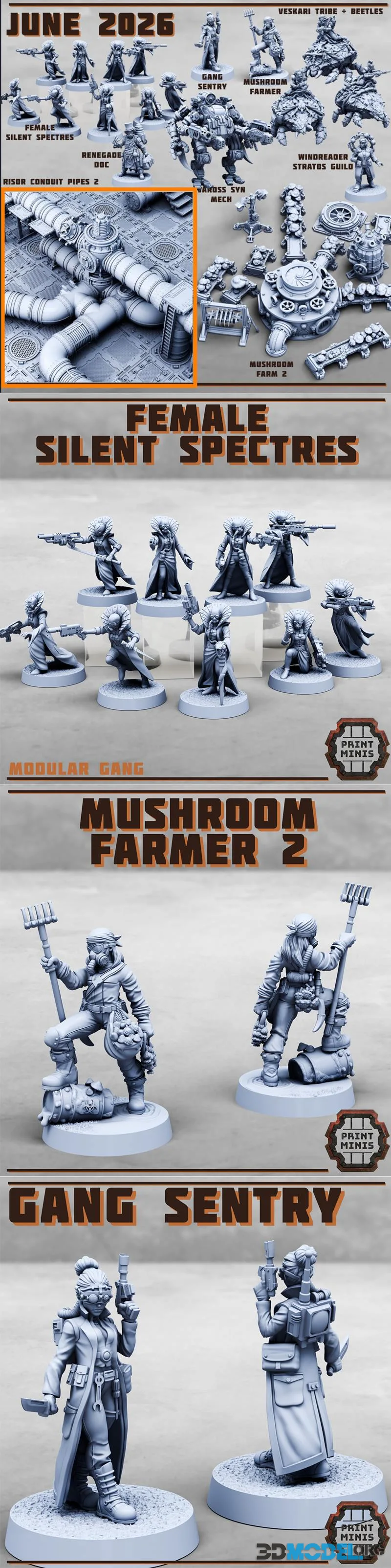 Print Minis June 2026 – Printable