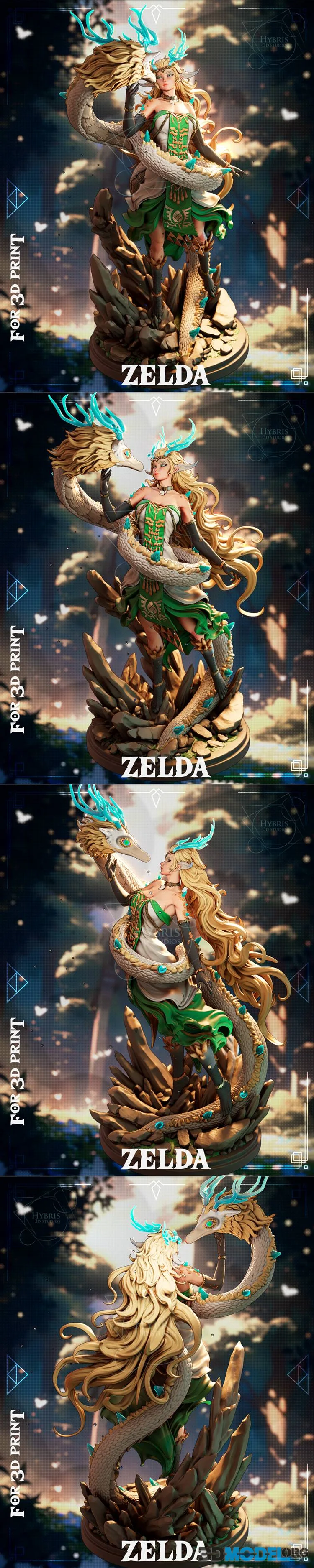 Hybris Studios - Dragon Zelda – Printable