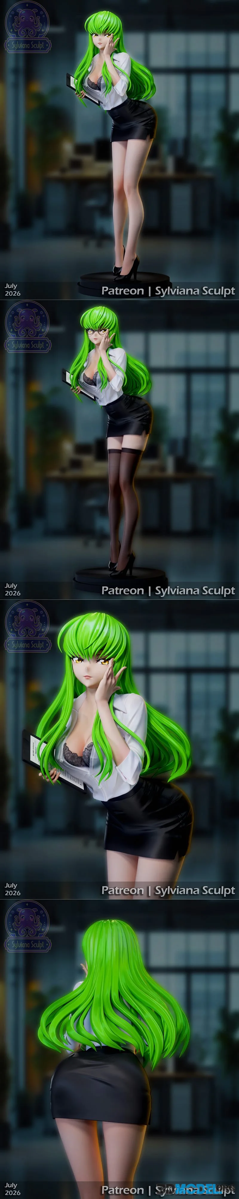Sylviana Sculpt - CC Office Lady – Printable