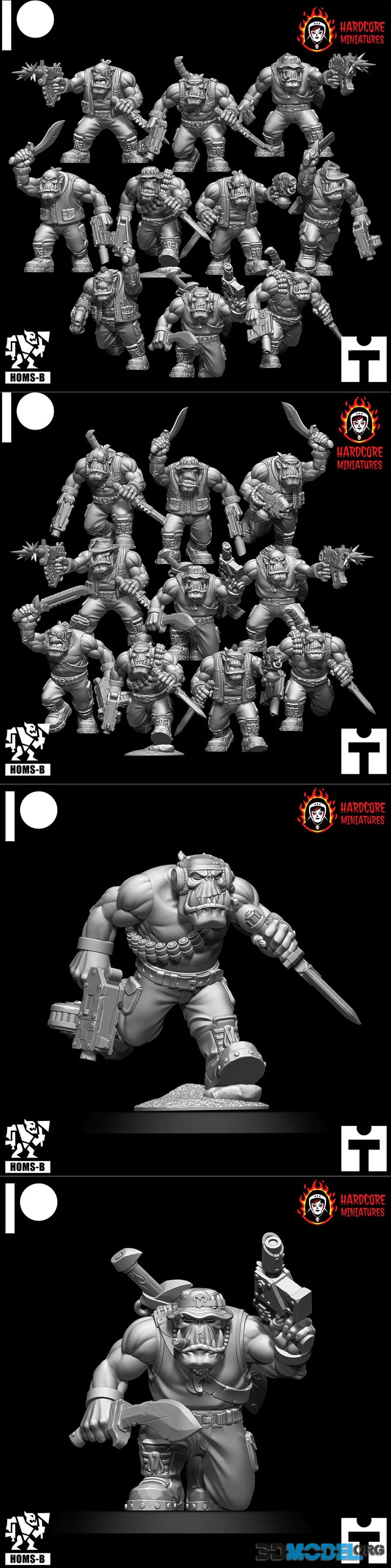 Hardcore Miniatures July 2026 – Printable