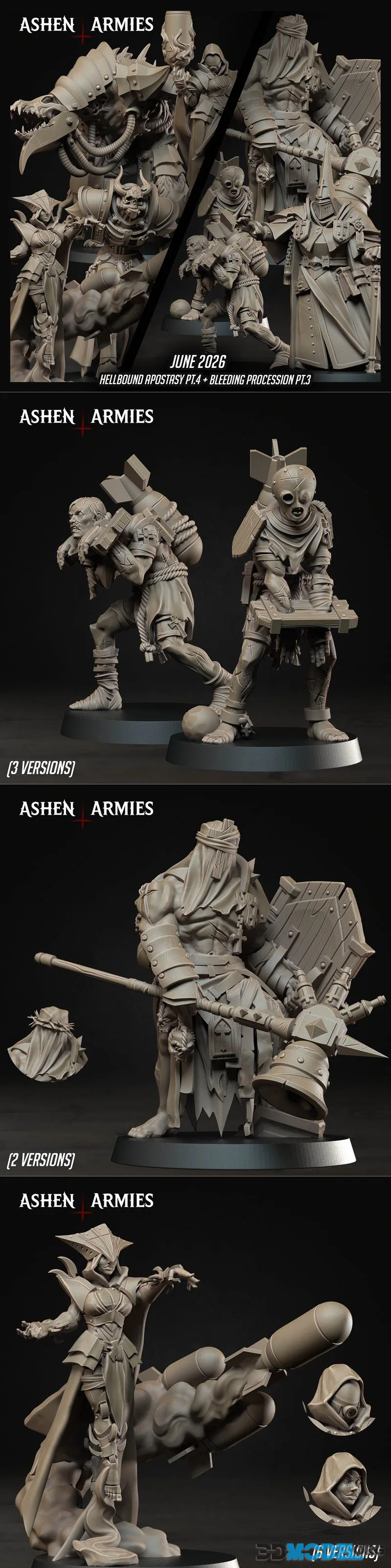 Ashen Armies June 2026 – Printable