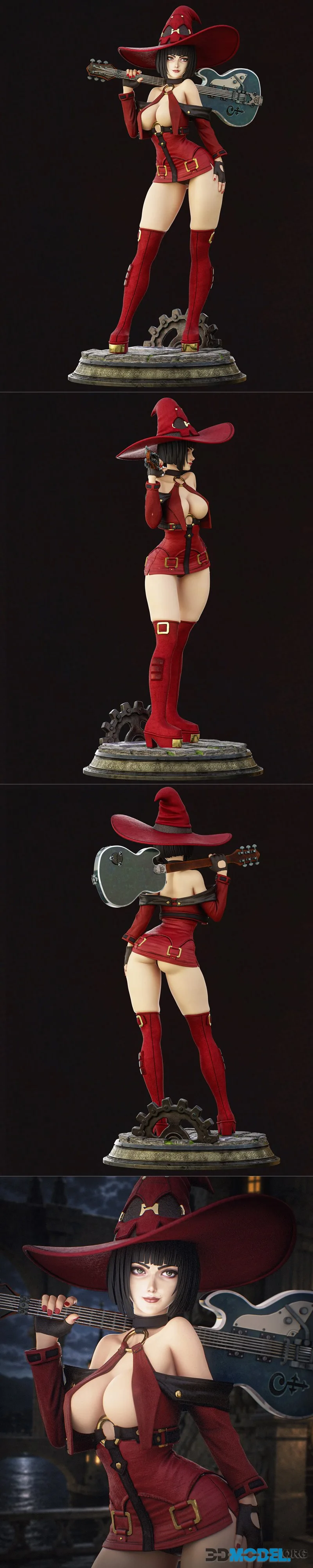 Abe3D - I-No Guilty Gear Extra – Printable