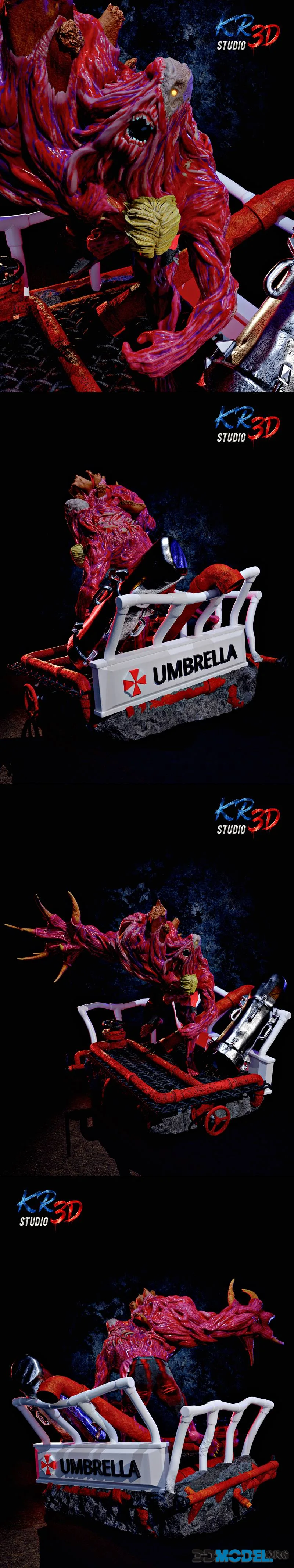KR3D Studio - William Birkin G2 - Resident Evil 2 Remake – Printable
