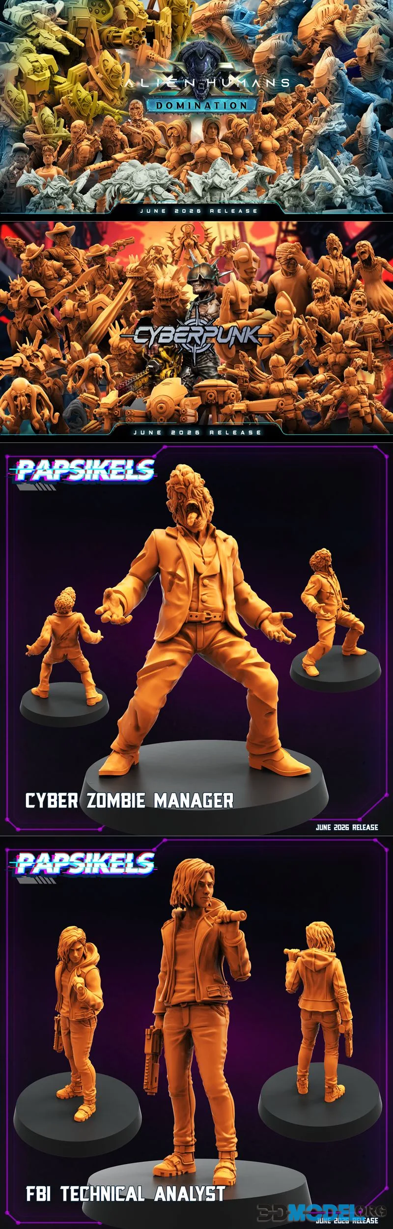 Papsikels Miniatures June 2026 – Printable