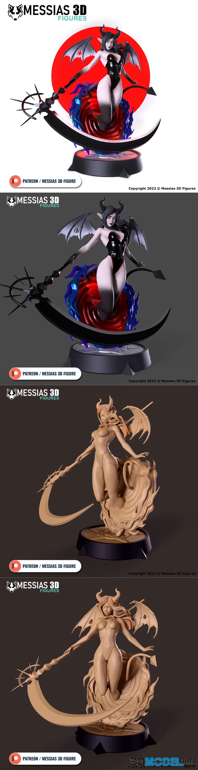 Messias 3D - Girl Sucubus Portal – Printable