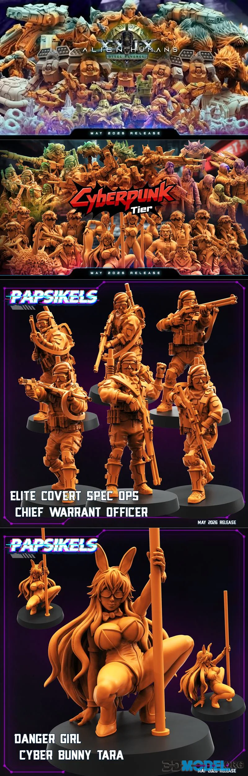 Papsikels Miniatures May 2026 – Printable
