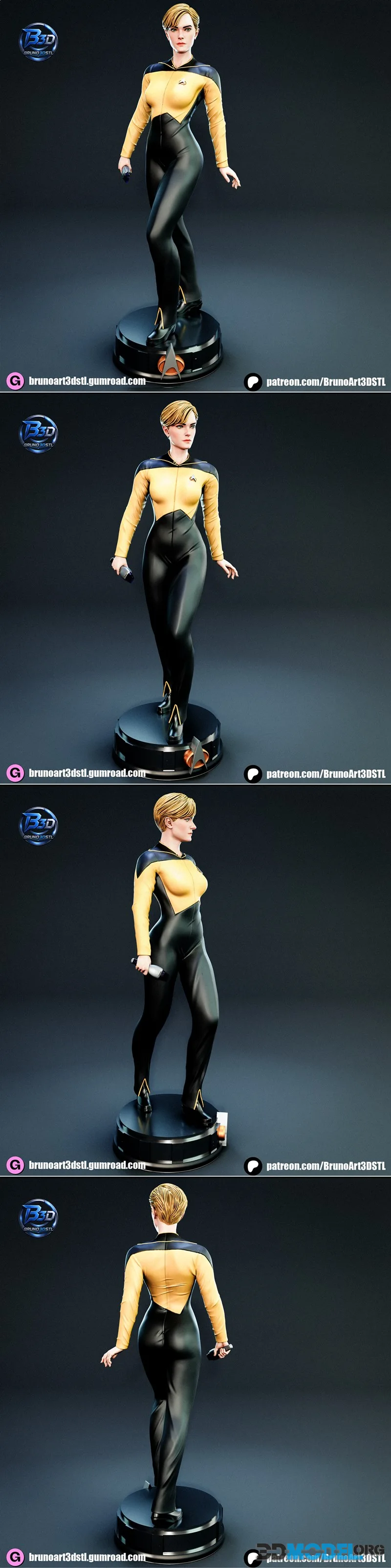 BrunoArt3D - Tasha Yar from – Printable
