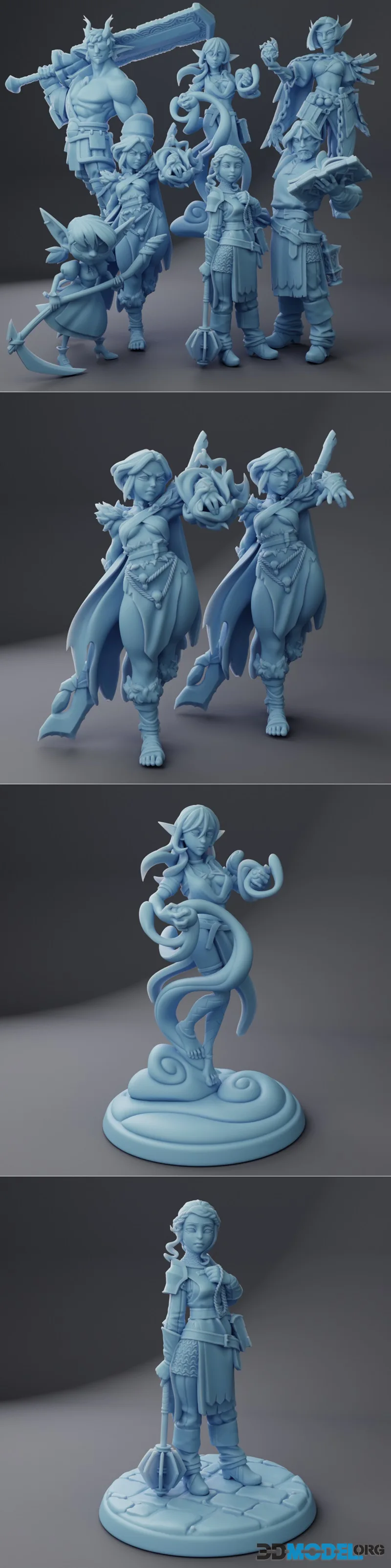Twin Goddess Miniatures March 2026 – Printable