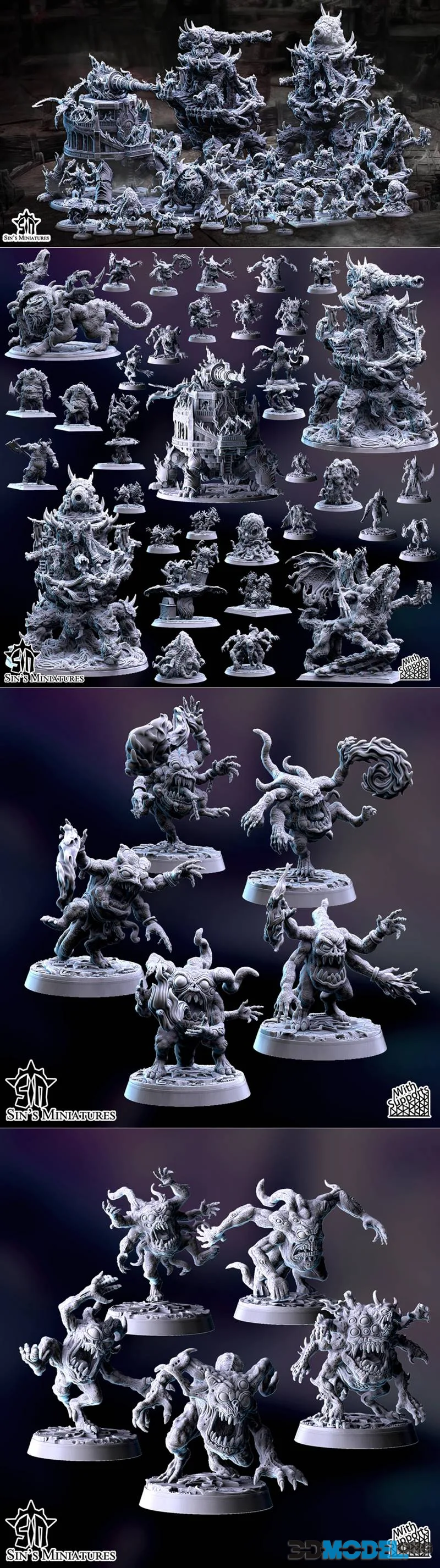 Sin's Miniatures - Demonic Siege June 2026 – Printable
