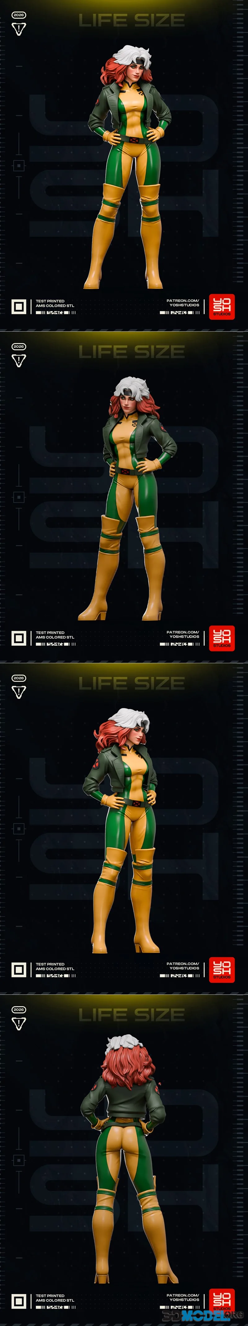 Yosh Studios - Rogue life size – Printable