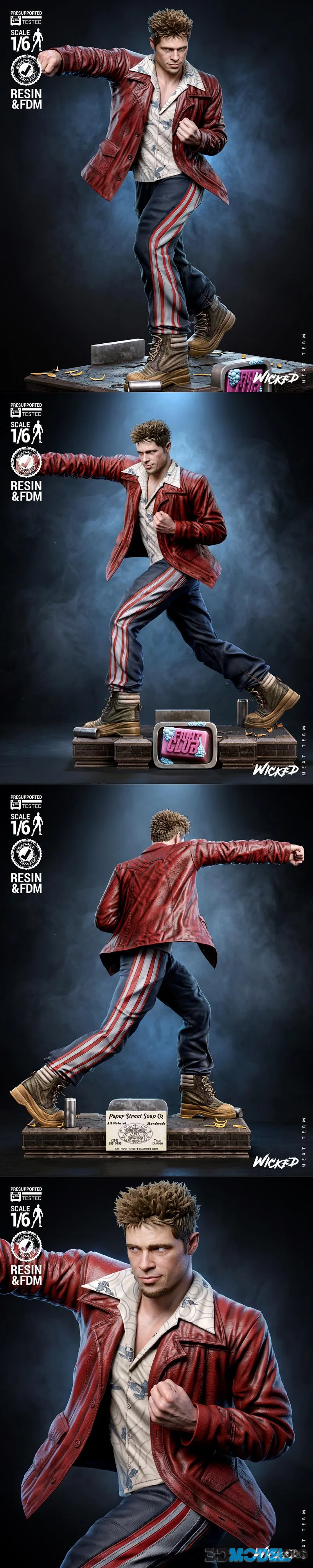 Wicked - Tyler Durde Sculpture – Printable