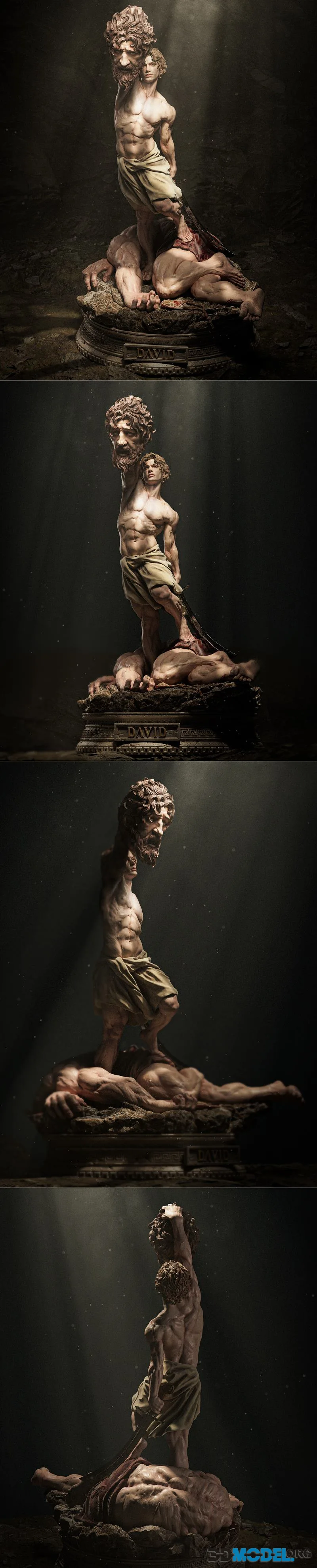 CA 3D Studios - David vs Goliath – Printable