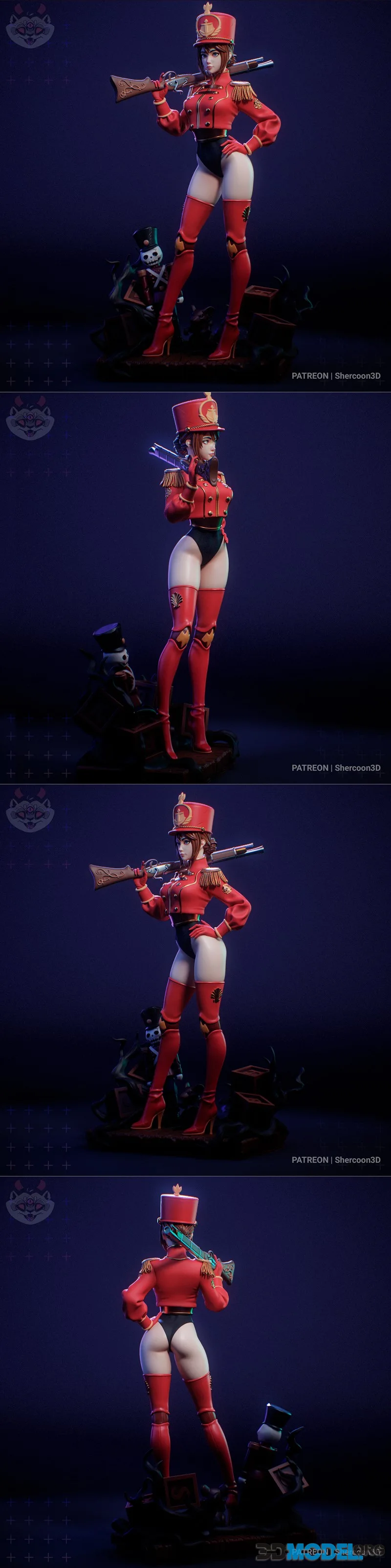 SherCoon 3D - Colette Marche (The Tin Soldier) – Printable