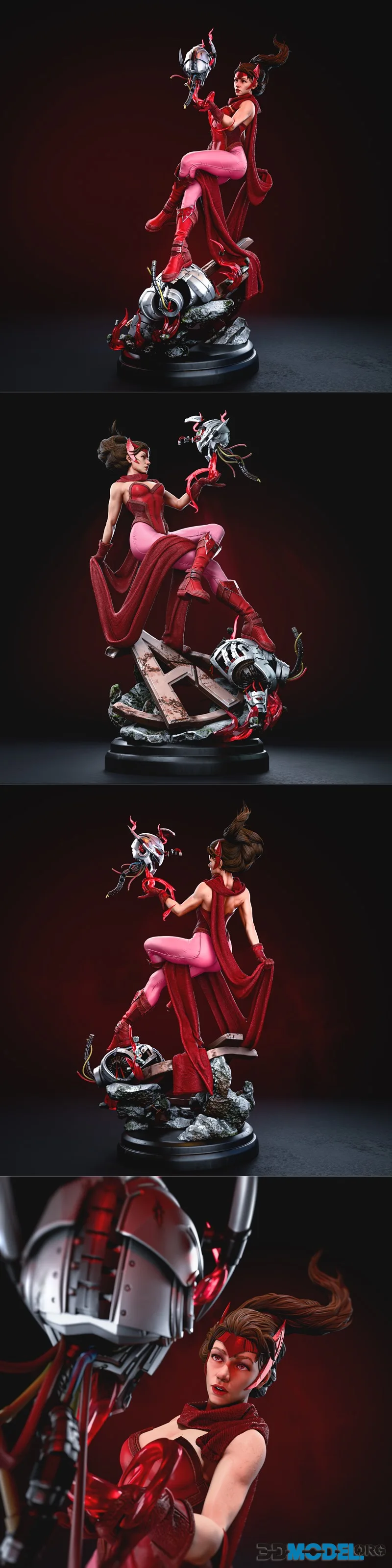 CA 3D Studios - Scarlet Witch – Printable
