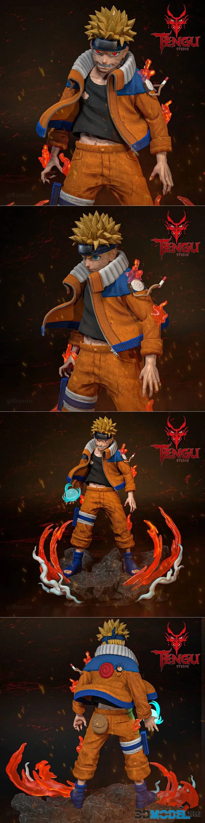 Tengu Studio - Uzumaki Naruto - Naruto – Printable