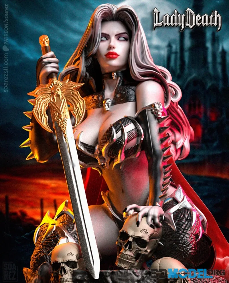 Soarez 3d - Lady Death – Printable