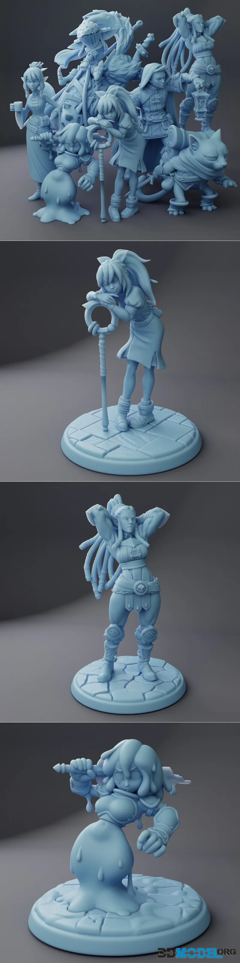 Twin Goddess Miniatures January 2026 – Printable