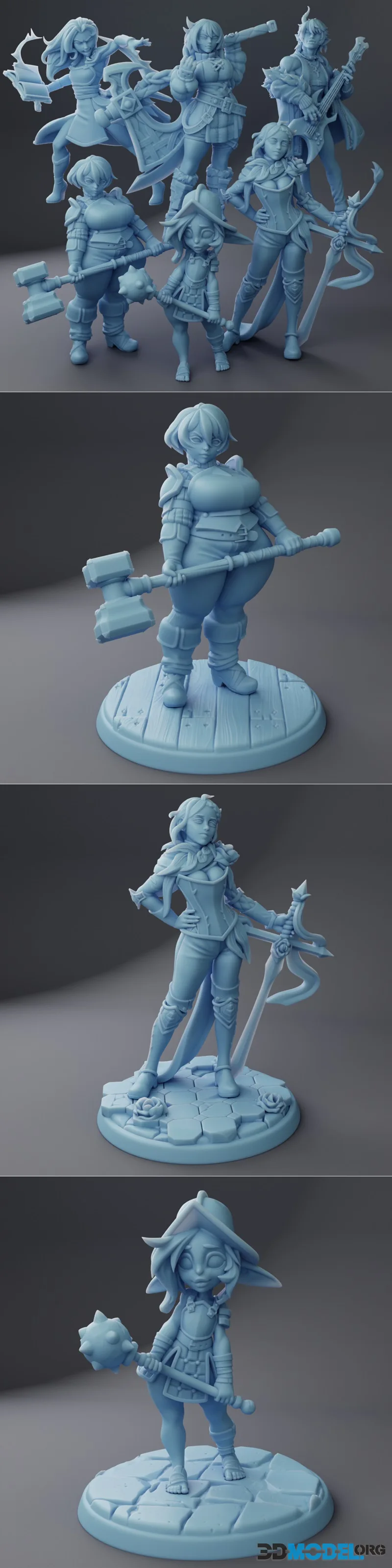 Twin Goddess Miniatures February 2026 – Printable
