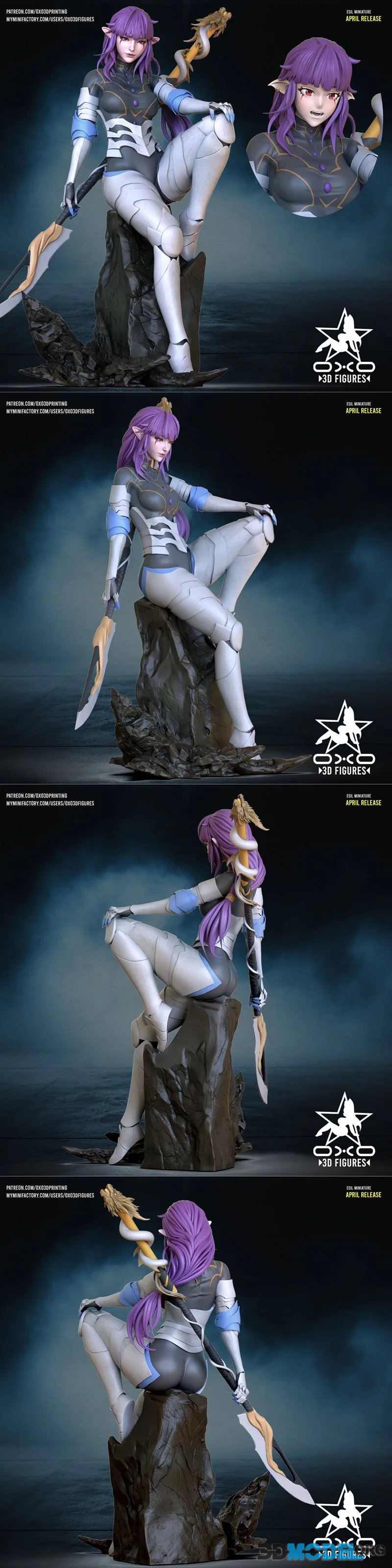 OXO3D Figures - Esil - Solo Leveling – Printable