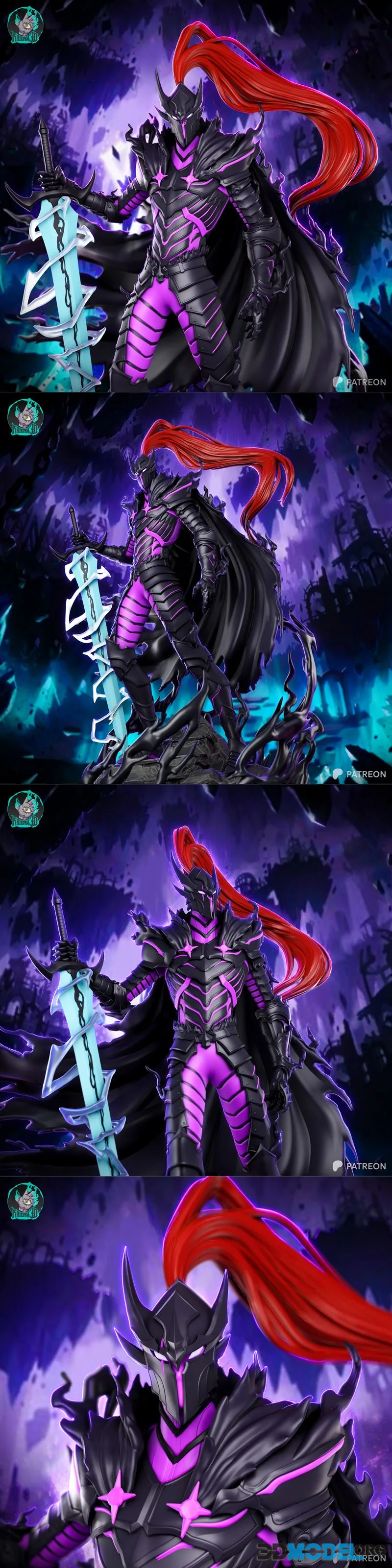 Kaidan 3D - Shadow Igris SOLO LEVELING – Printable