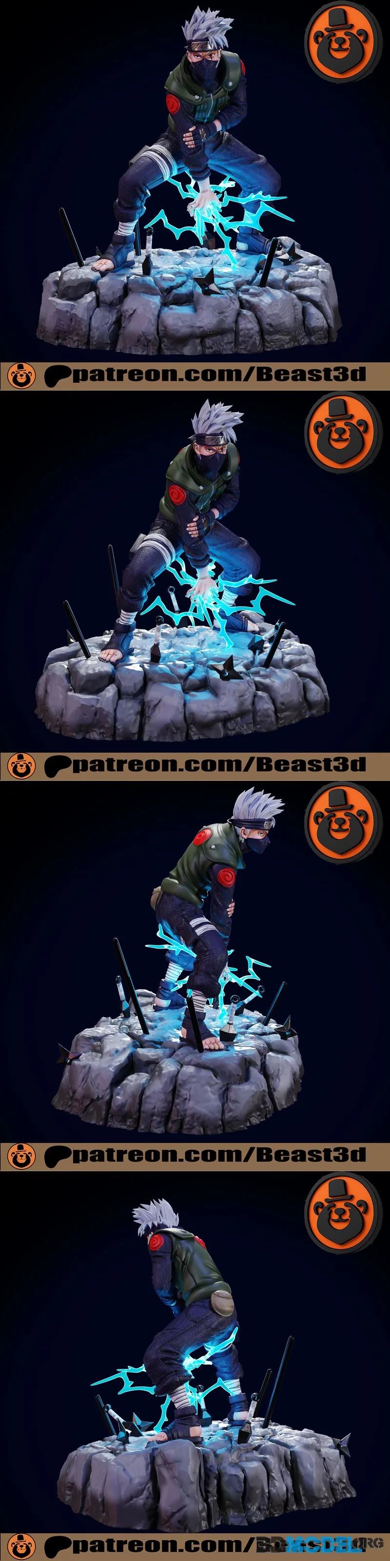 Beast3D - Kakashi Hatake – Printable