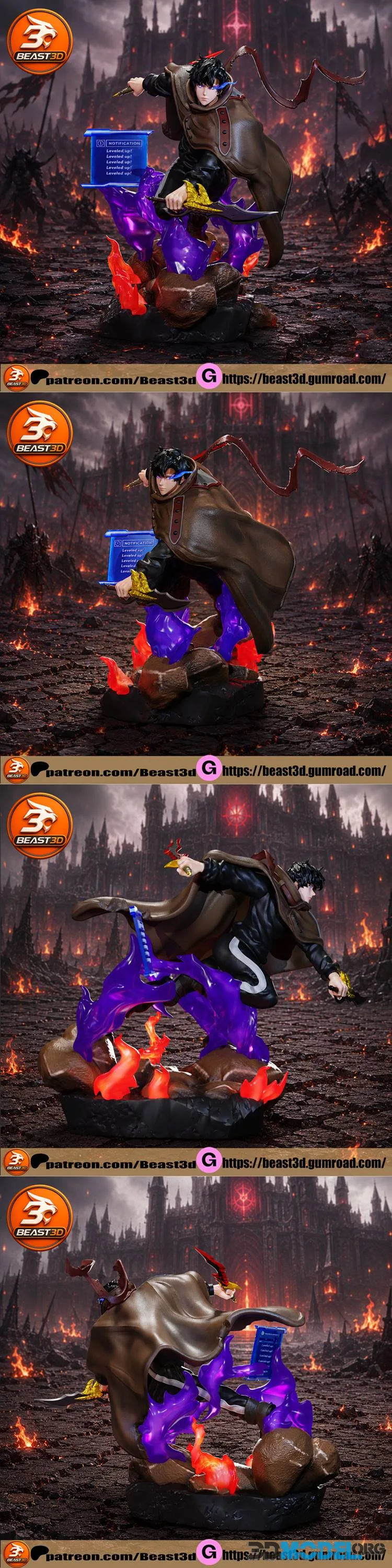 Beast3D - Jin Woo - Solo leveling – Printable