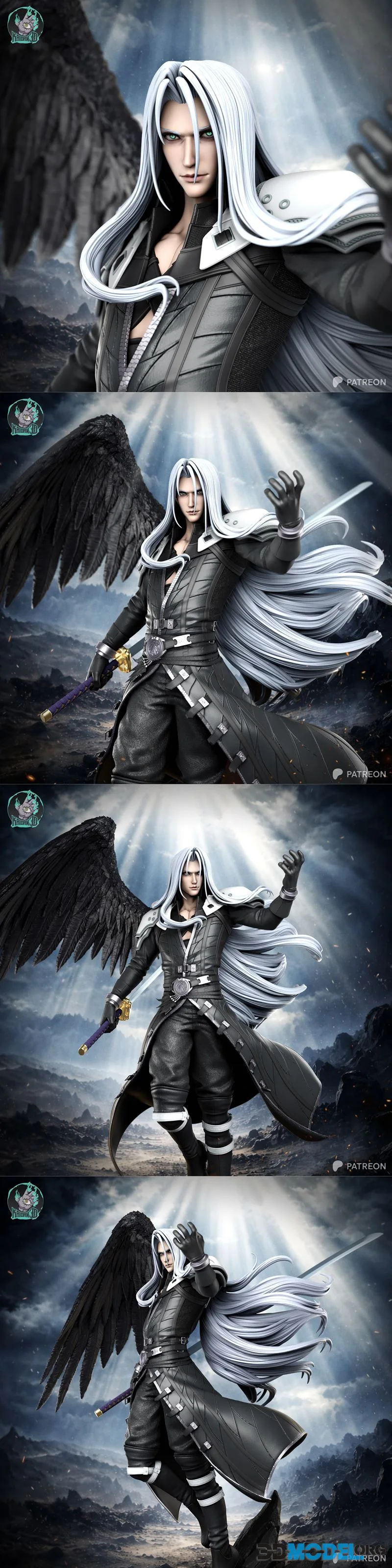 Kaidan 3D - Sephiroth Final Fantasy VII – Printable