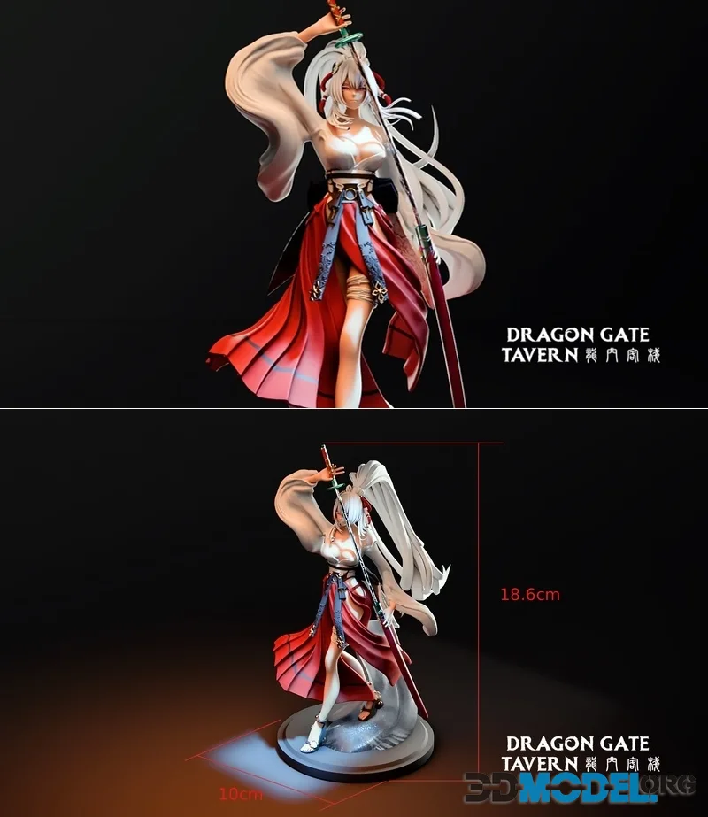 Dragon Gate Tavern - Hiyuki from wuthering waves – Printable