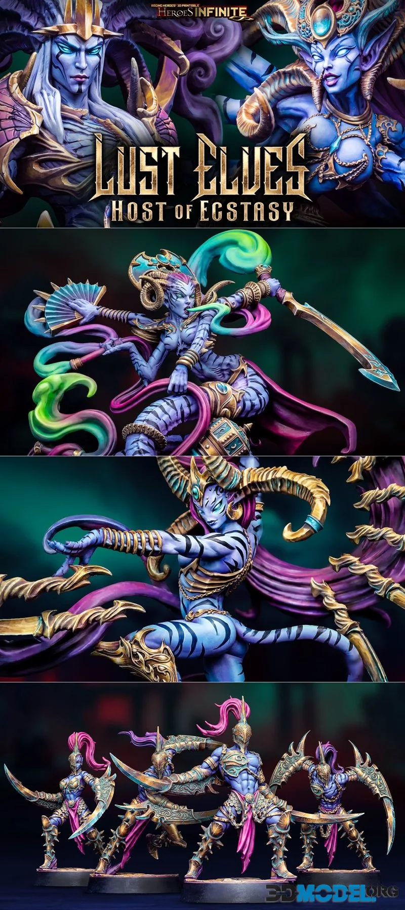 Heroes Infinite - Lust Elves - Host of Ecstasy August 2026 – Printable