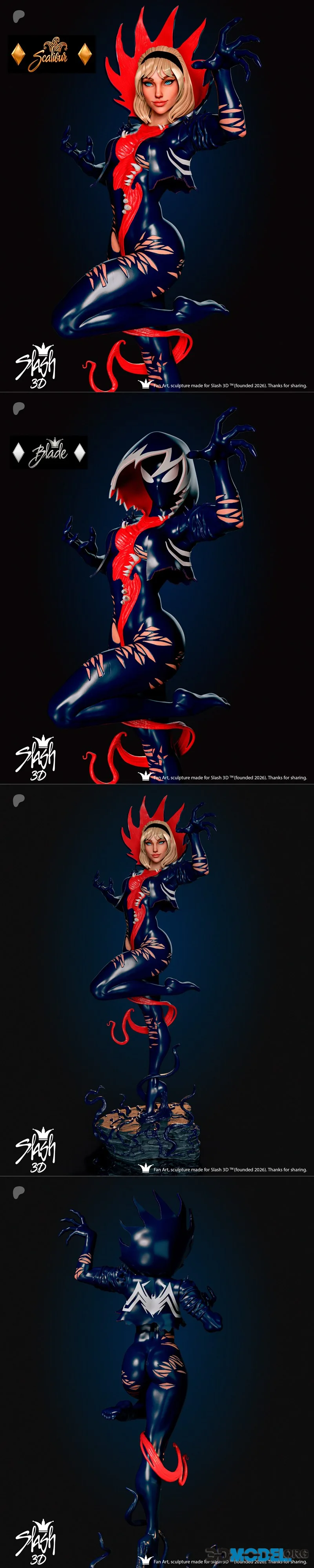 Slash 3D - Gwenom – Printable