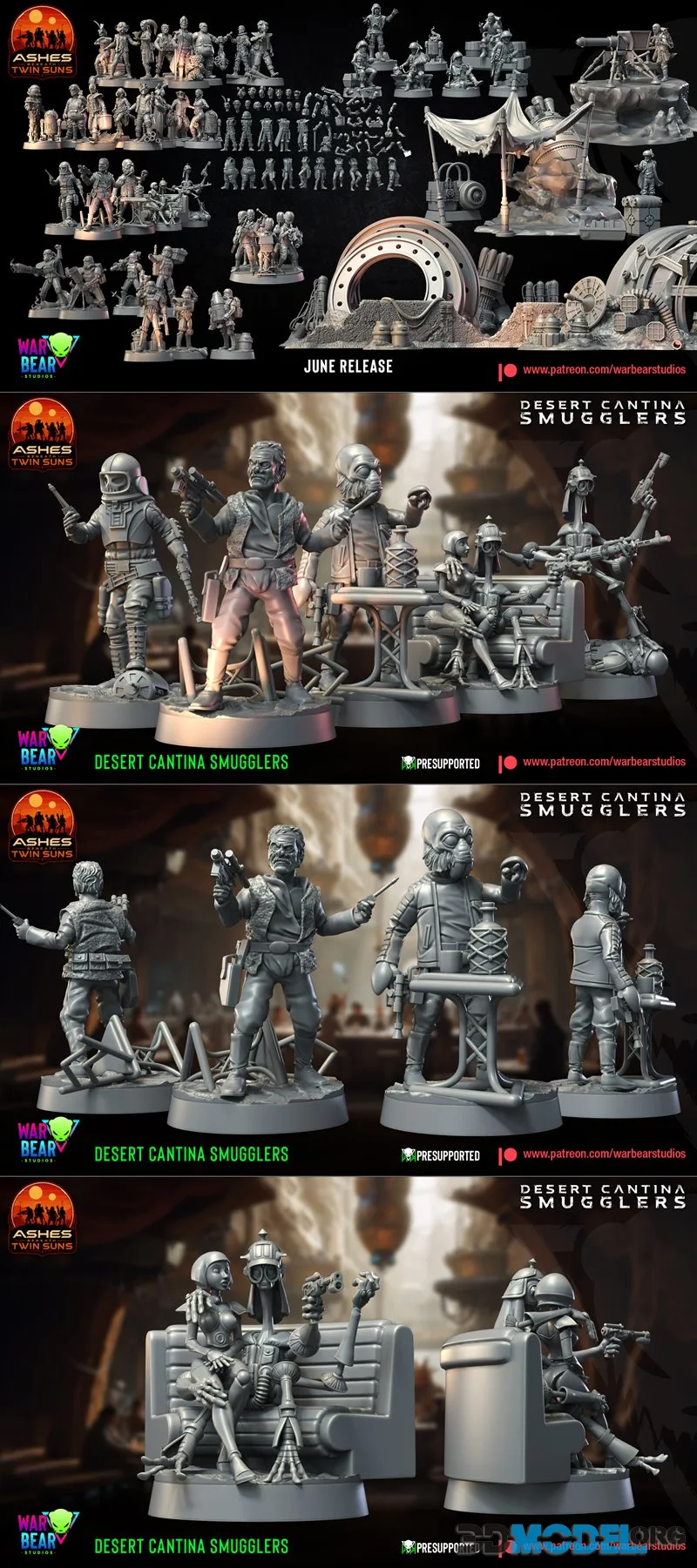 War Bear Studios June 2026 – Printable