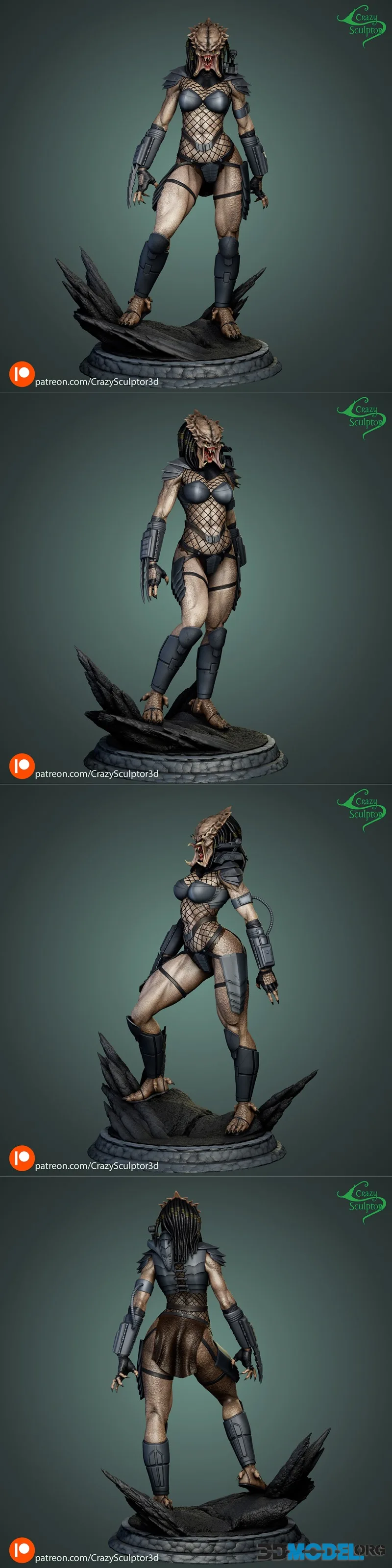 Crazy Sculptor - Predator – Printable