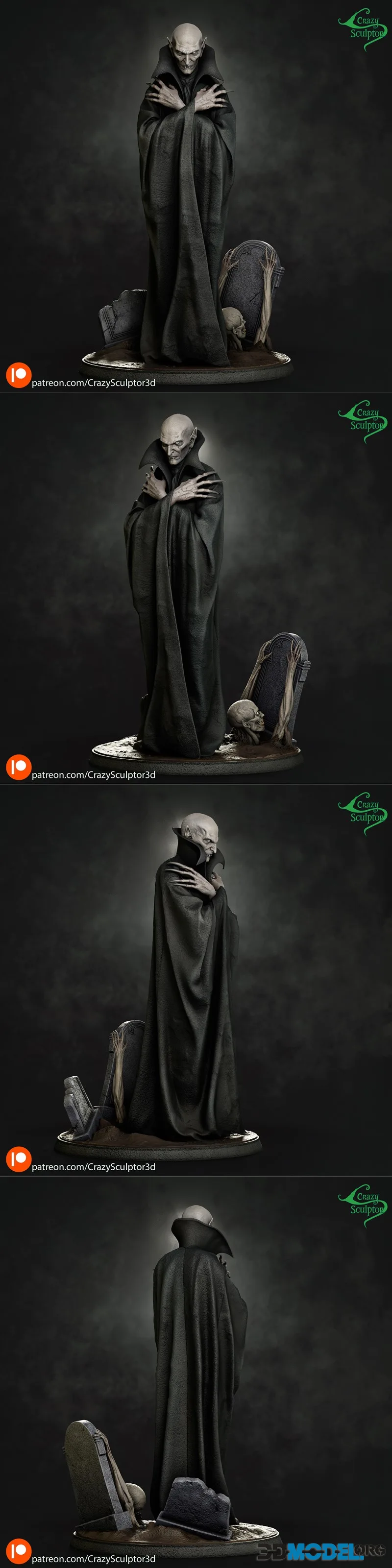 Crazy Sculptor - Nosferatu – Printable