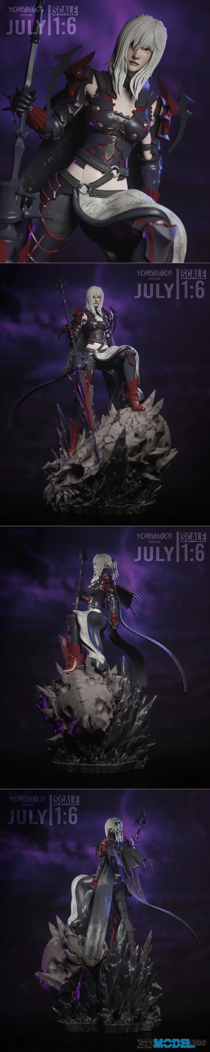 Yongblood Sculpture - Aranea Highwind Final Fantasy XV – Printable