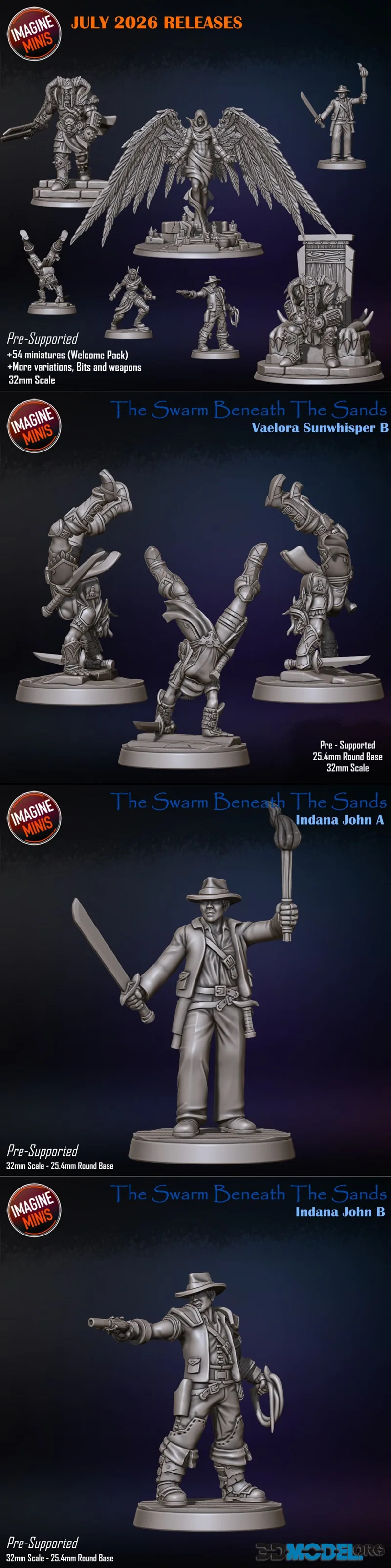 Imagine Minis July 2026 – Printable