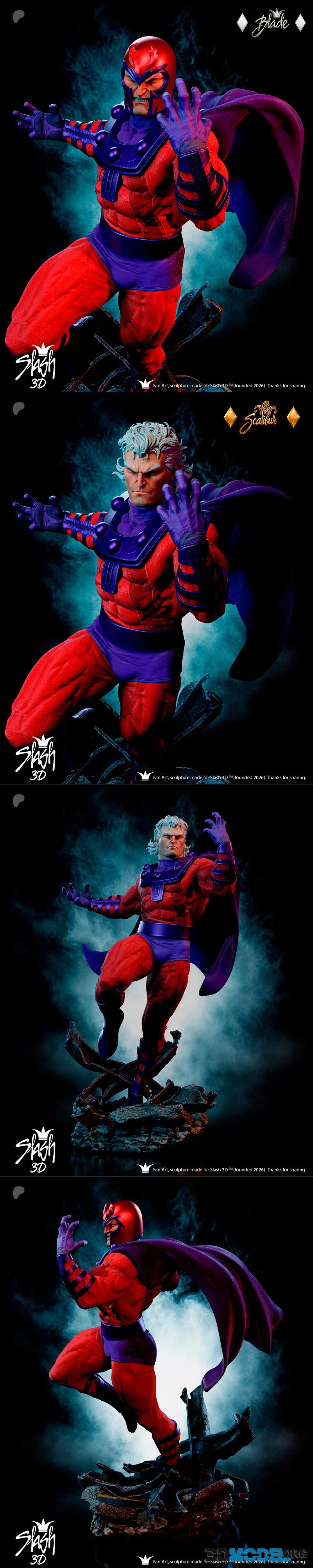 Slash 3D - Magneto – Printable