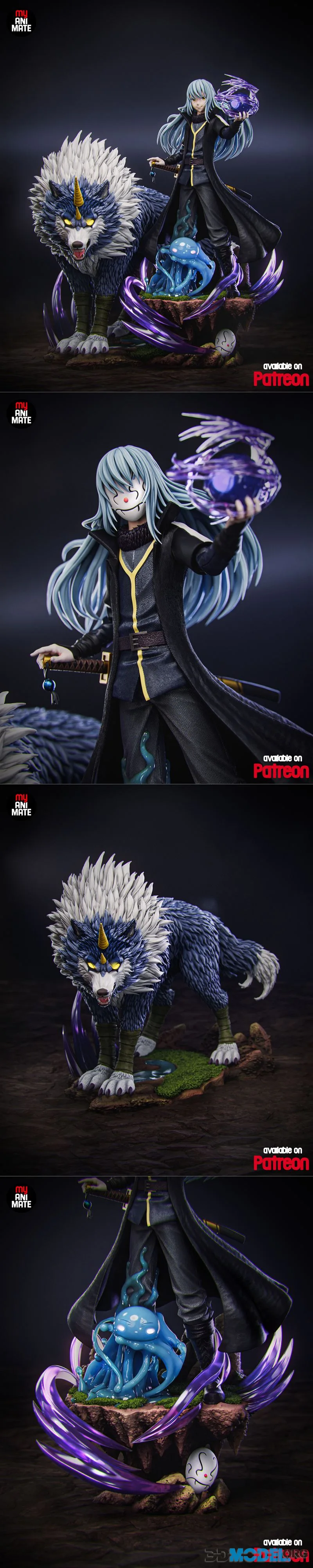 myAnimate - Rimuru & Ranga (Tensura) – Printable