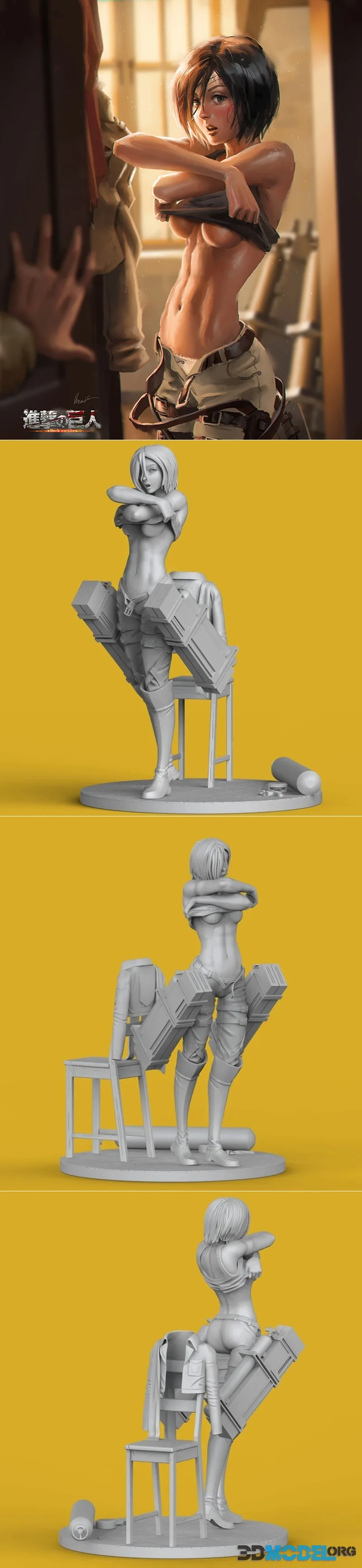 Moa - Mikasa Ackerman – Printable