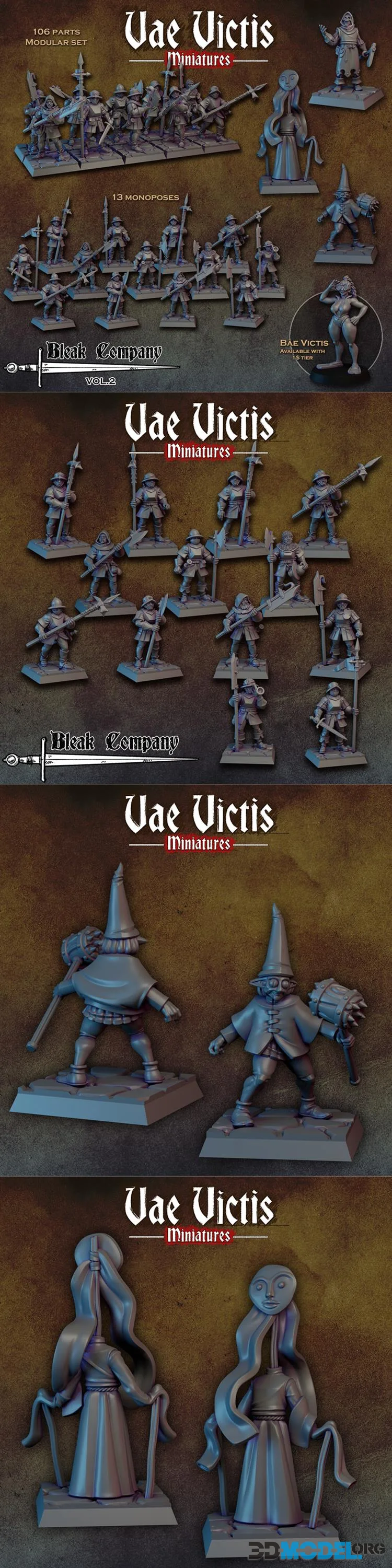 Vae Victis Miniatures - Bleak company August 2026 – Printable