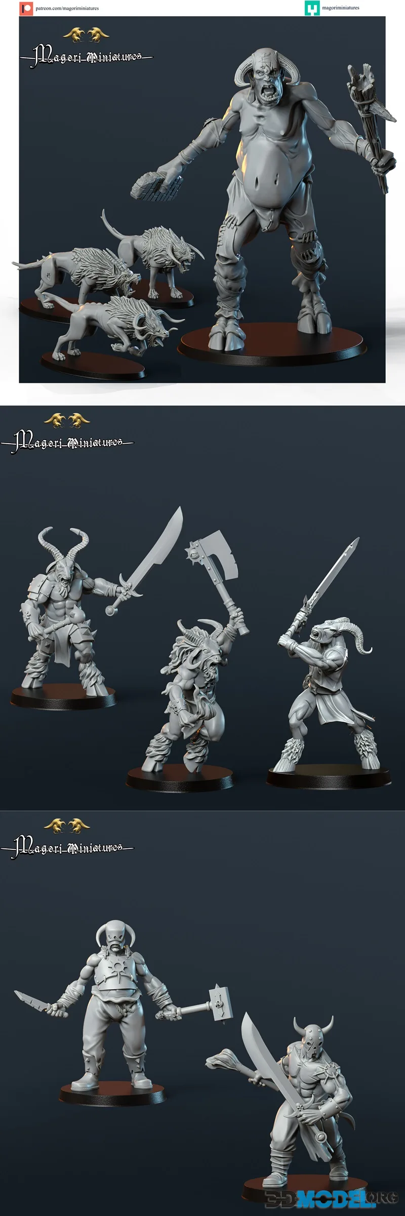 Magori Miniatures April 2026 – Printable