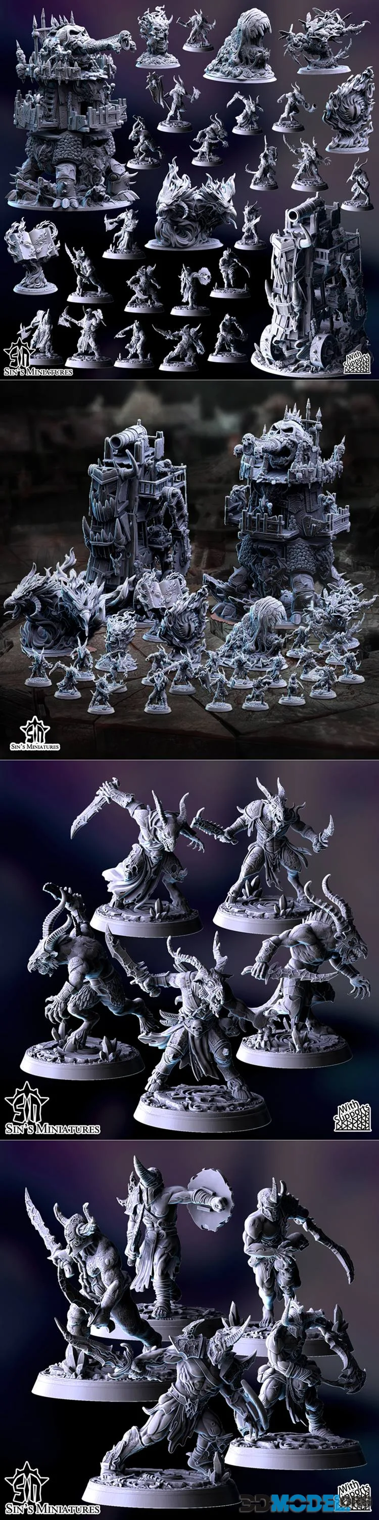 Sin's Miniatures - Outlaw Destruction July 2026 – Printable