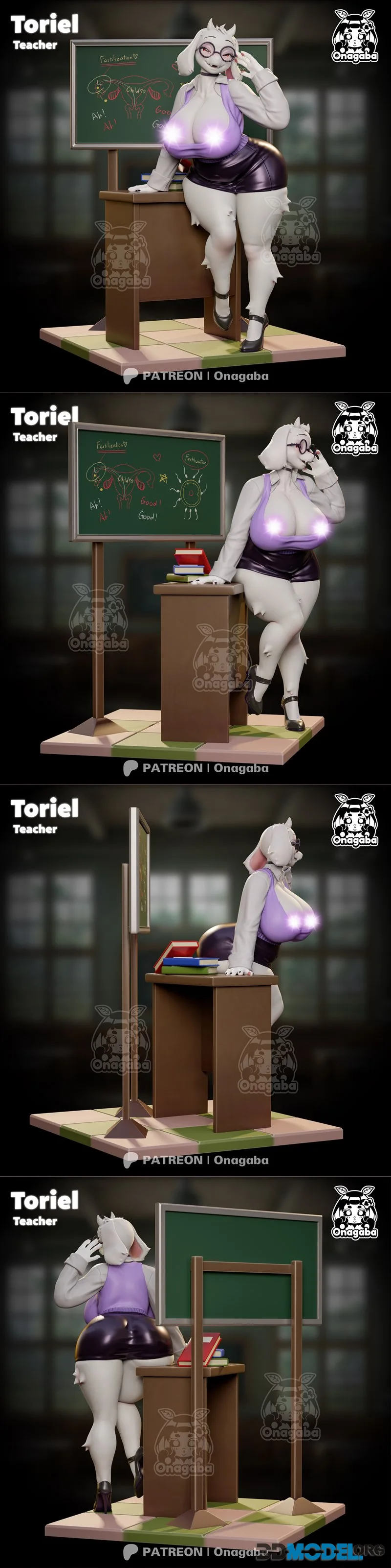 Onagaba - Toriel the Teacher – Printable