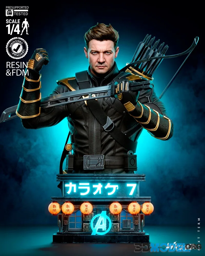 Wicked - Clint Barton Ronin Bust – Printable