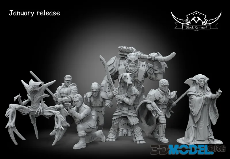 Black Remnant - SciFi January 2026 – Printable